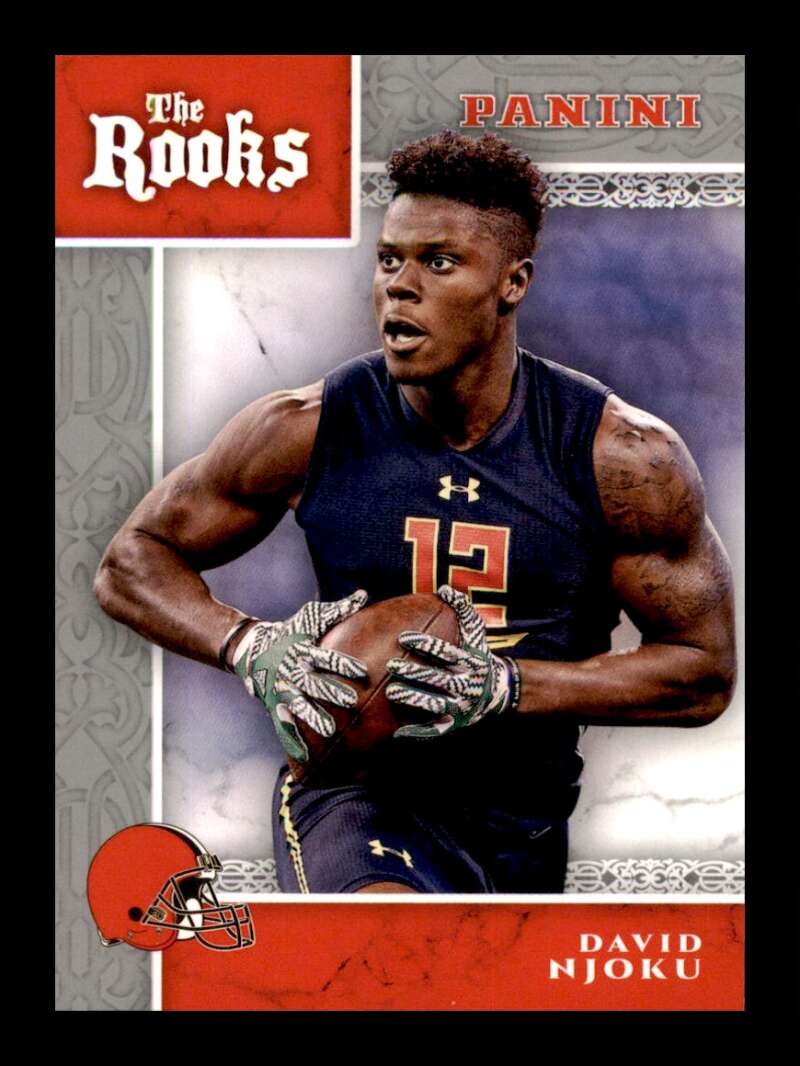 Load image into Gallery viewer, 2017 Panini The Rooks David Njoku #RO-DN Cleveland Browns Rookie RC Image 1
