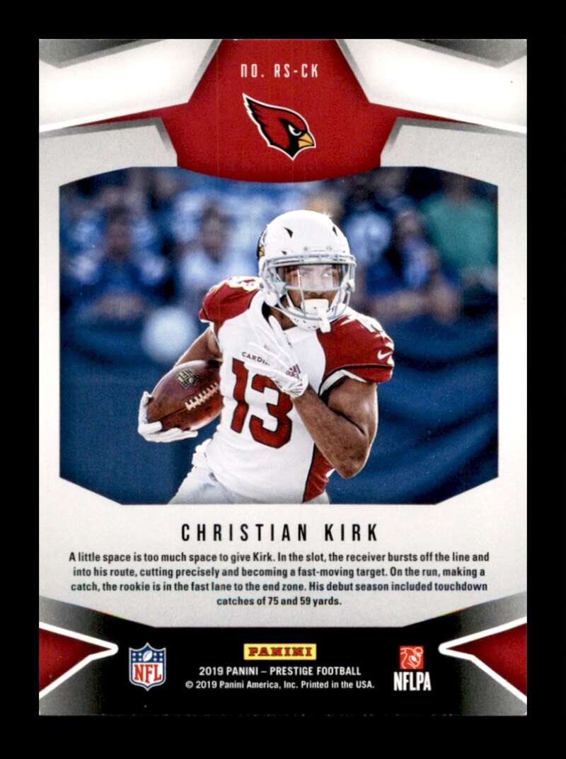 Load image into Gallery viewer, 2019 Panini Prestige Rising Stars Christian Kirk #RS-CK Arizona Cardinals  Image 2
