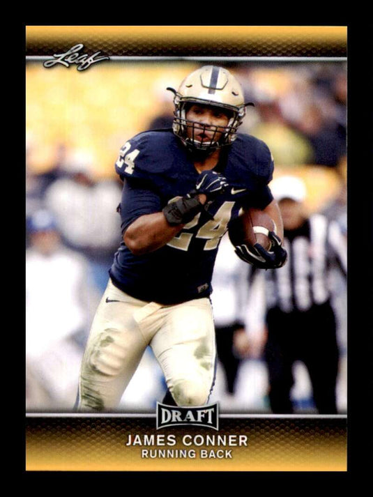 2017 Leaf Draft Gold James Conner