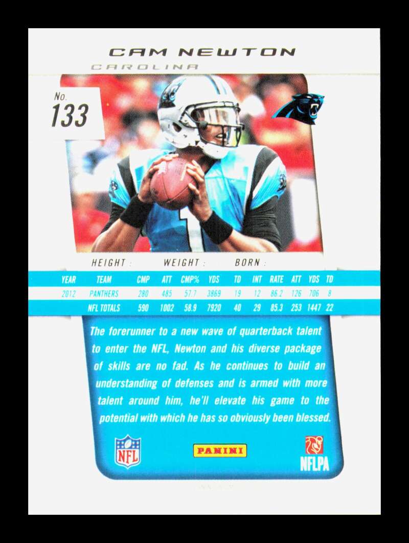 Load image into Gallery viewer, 2013 Panini Prizm Cam Newton #133 Carolina Panthers  Image 2
