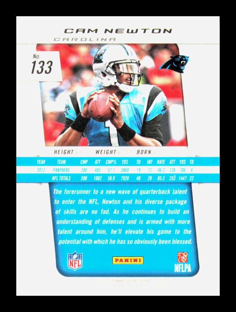 Load image into Gallery viewer, 2013 Panini Prizm Cam Newton #133 Carolina Panthers  Image 2
