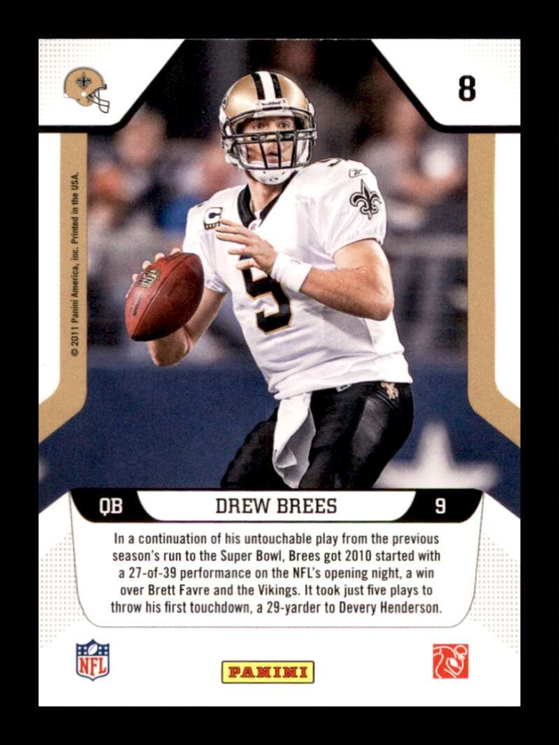 Load image into Gallery viewer, 2011 Score Millennium Men Drew Brees #8 New Orleans Saints  Image 2
