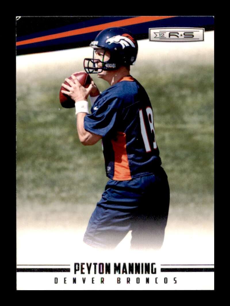 Load image into Gallery viewer, 2012 Panini Rookies &amp; Stars Peyton Manning #62 Denver Broncos  Image 1
