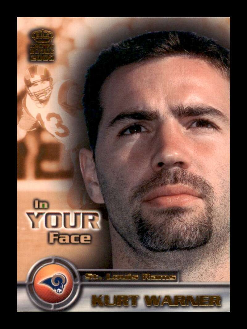 Load image into Gallery viewer, 2000 Pacific Crown Royale In Your Face Kurt Warner #20 St. Louis Rams  Image 1
