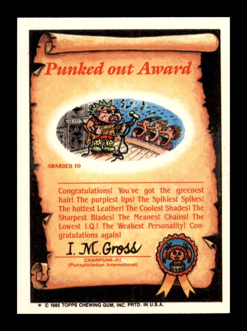 Load image into Gallery viewer, 1985 Topps Garbage Pail Kids Series 2 Leaky Lindsay #45a Wax On Back  Image 2
