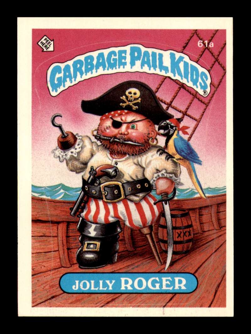 Load image into Gallery viewer, 1985 Topps Garbage Pail Kids Series 2 Jolly Roger #61a  Image 1
