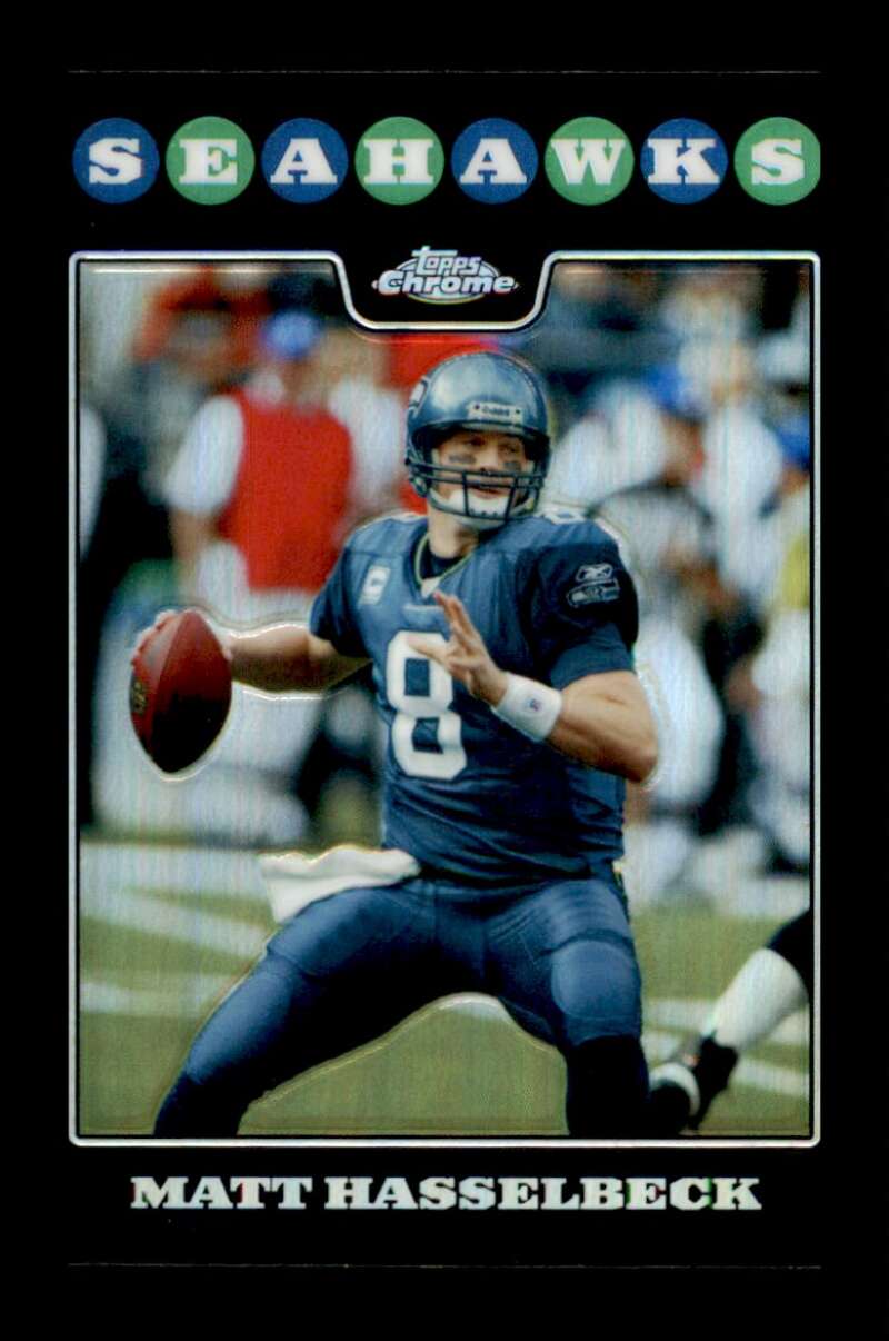 Load image into Gallery viewer, 2008 Topps Chrome Refractor Matt Hasselbeck #TC5 Seattle Seahawks Image 1
