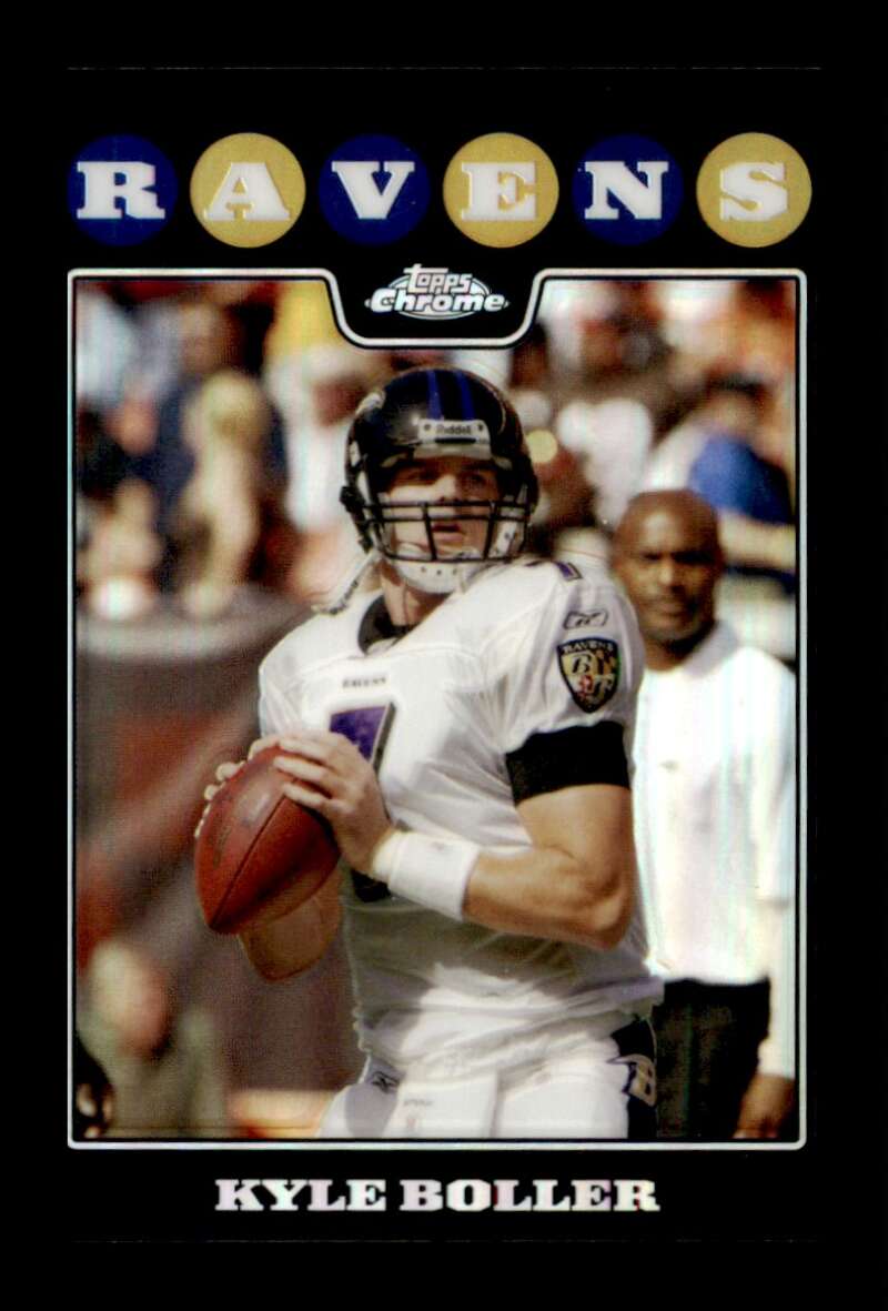 Load image into Gallery viewer, 2008 Topps Chrome Refractor Kyle Boller #TC19 Baltimore Ravens Image 1
