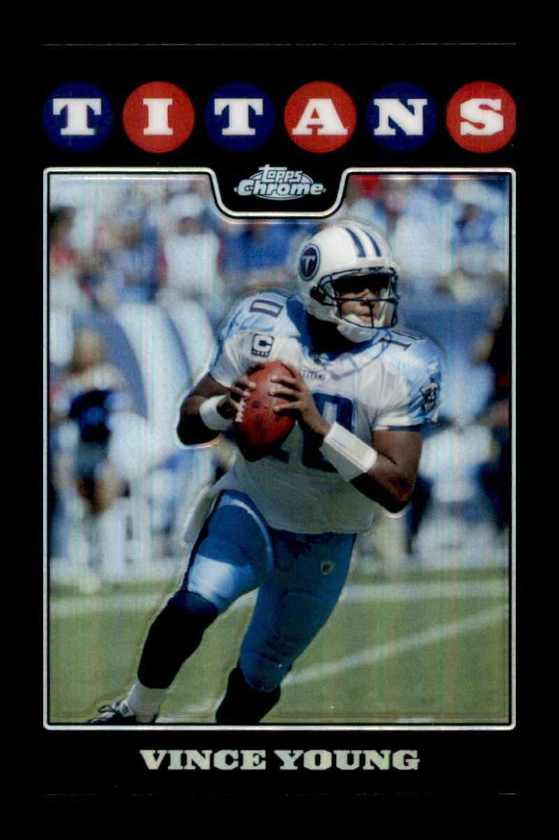 Load image into Gallery viewer, 2008 Topps Chrome Refractor Vince Young #TC24 Tennessee Titans Image 1
