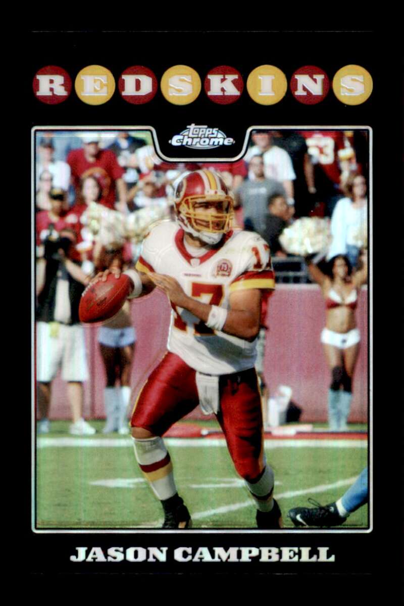 Load image into Gallery viewer, 2008 Topps Chrome Refractor Jason Campbell #TC28 Washington Redskins Image 1
