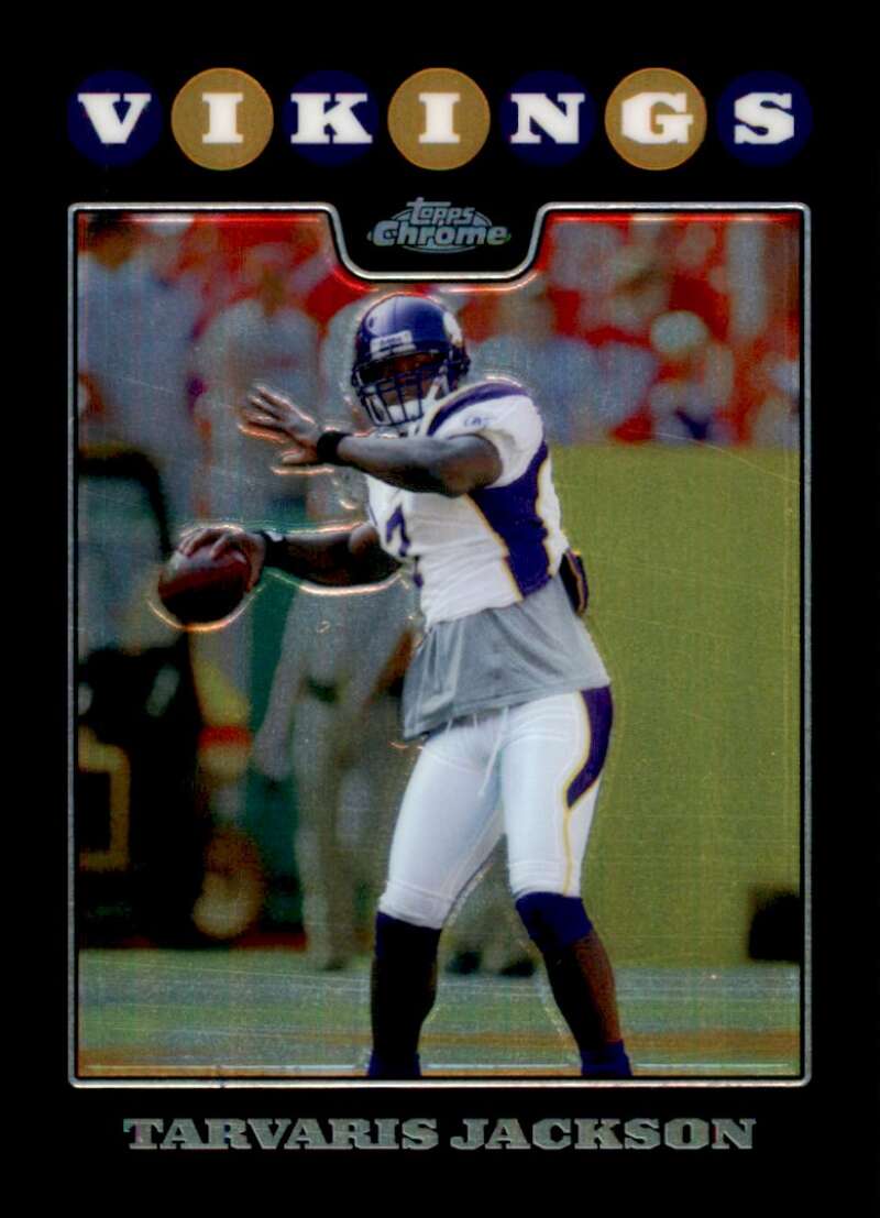 Load image into Gallery viewer, 2008 Topps Chrome Refractor Tarvaris Jackson #TC30 Minnesota Vikings Image 1
