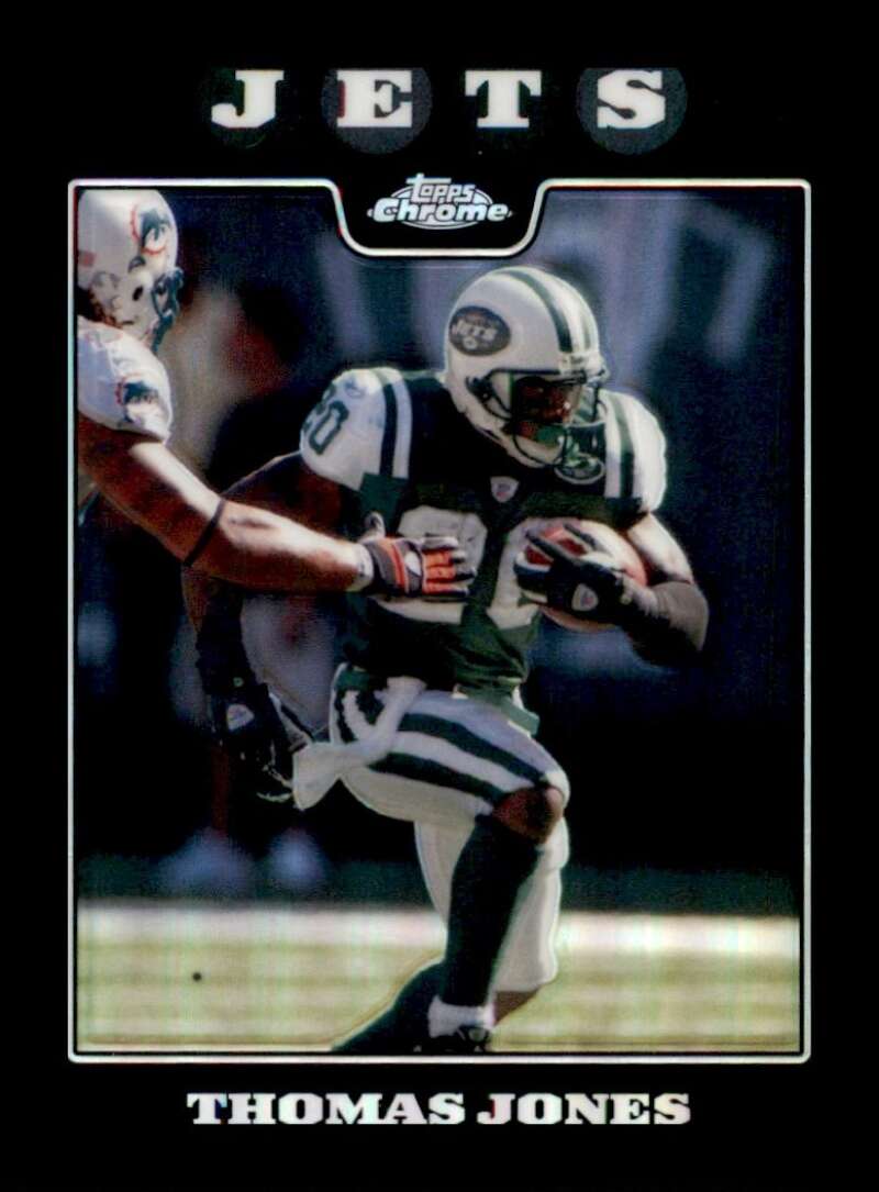 Load image into Gallery viewer, 2008 Topps Chrome Refractor Thomas Jones #TC40 New York Jets Image 1
