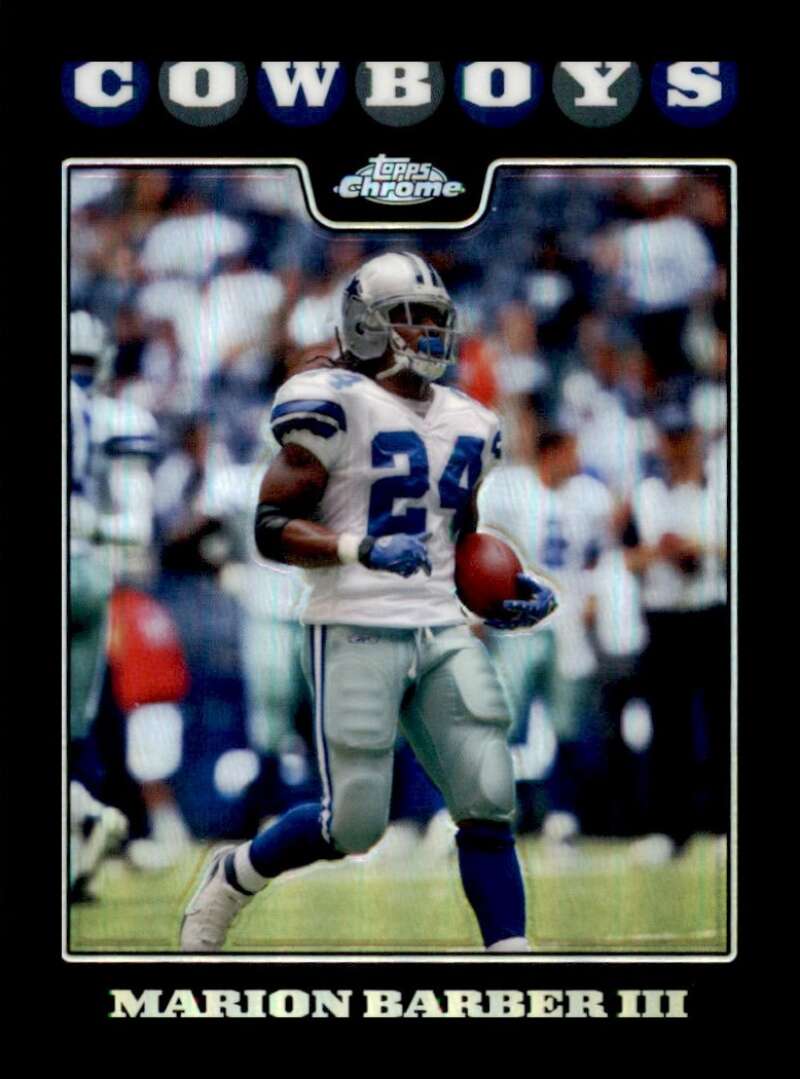 Load image into Gallery viewer, 2008 Topps Chrome Refractor Marion Barber #TC42 Dallas Cowboys Image 1
