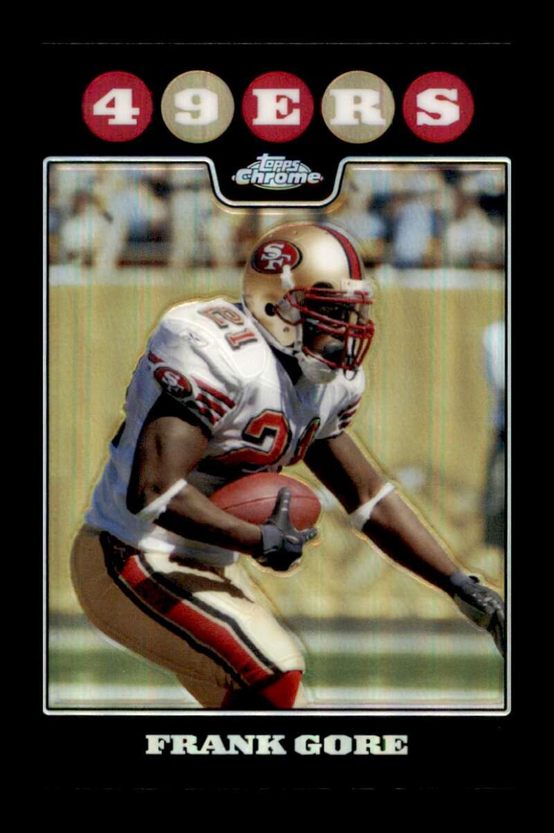 Load image into Gallery viewer, 2008 Topps Chrome Refractor Frank Gore #TC54 San Francisco 49ers Image 1
