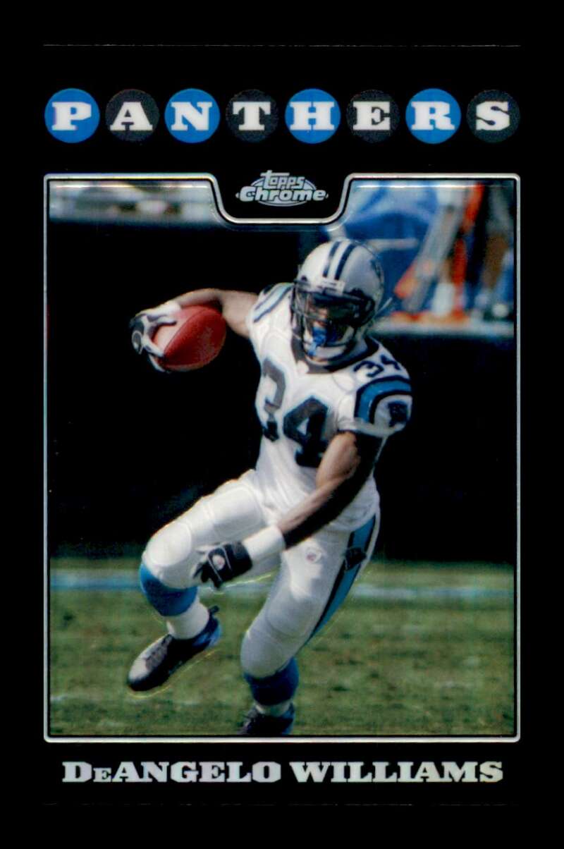 Load image into Gallery viewer, 2008 Topps Chrome Refractor DeAngelo Williams #TC56 Carolina Panthers Image 1
