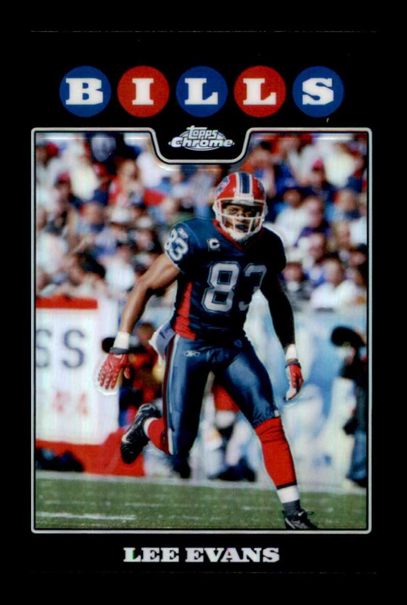 Load image into Gallery viewer, 2008 Topps Chrome Refractor Lee Evans #TC70 Buffalo Bills Image 1
