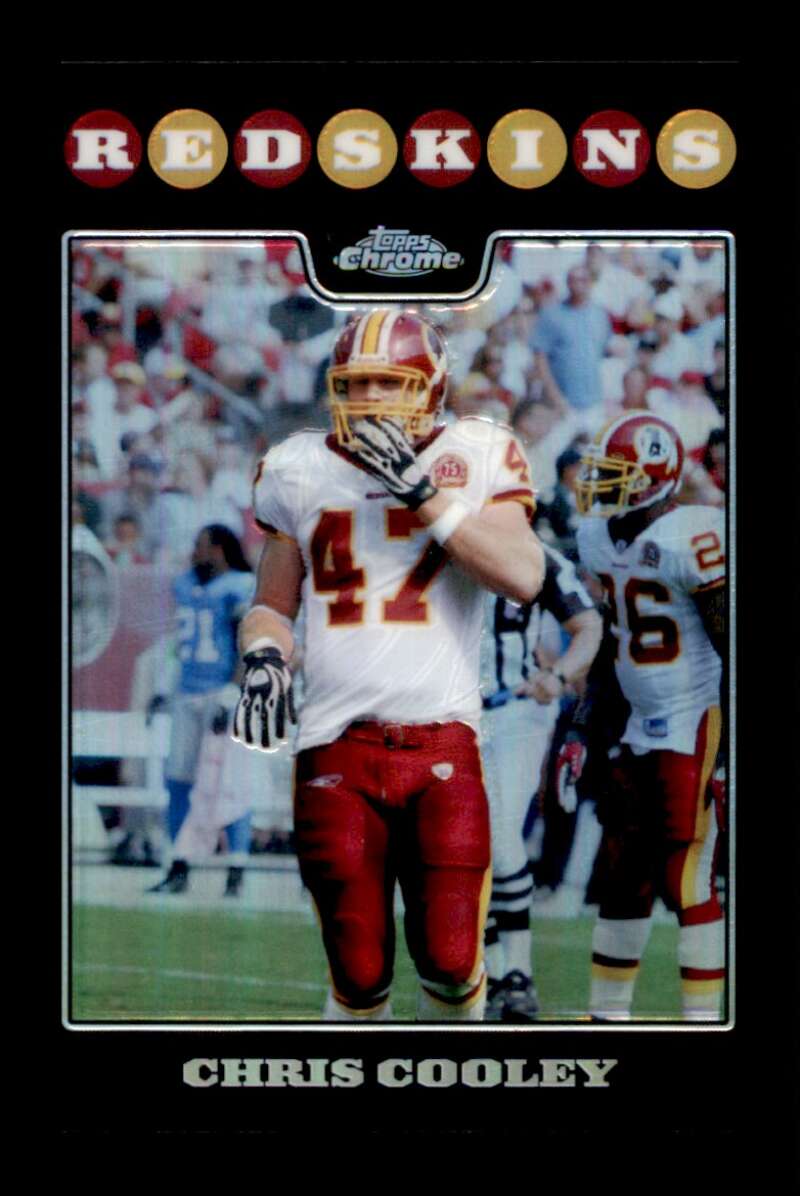 Load image into Gallery viewer, 2008 Topps Chrome Refractor Chris Cooley #TC92 Washington Redskins Image 1
