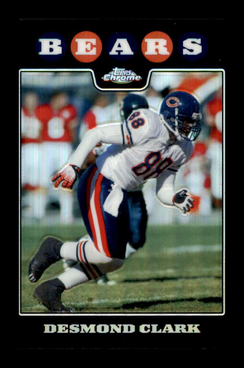 Load image into Gallery viewer, 2008 Topps Chrome Refractor Desmond Clark #TC102 Chicago Bears Image 1
