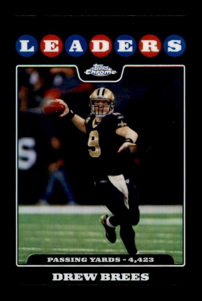 Load image into Gallery viewer, 2008 Topps Chrome Refractor Drew Brees #TC122 New Orleans Saints Image 1
