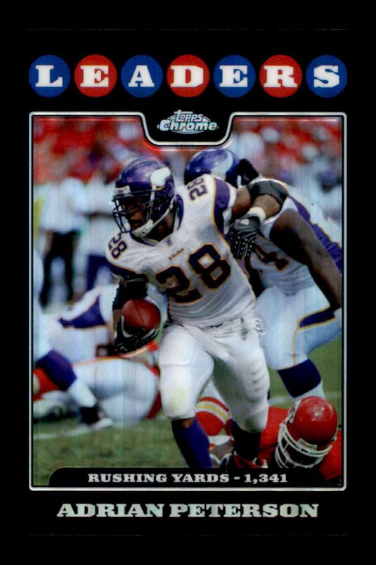 2008 Topps Chrome Refractor Adrian Peterson 