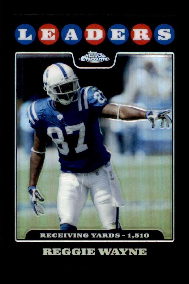 Load image into Gallery viewer, 2008 Topps Chrome Refractor Reggie Wayne #TC127 Indianapolis Colts Image 1
