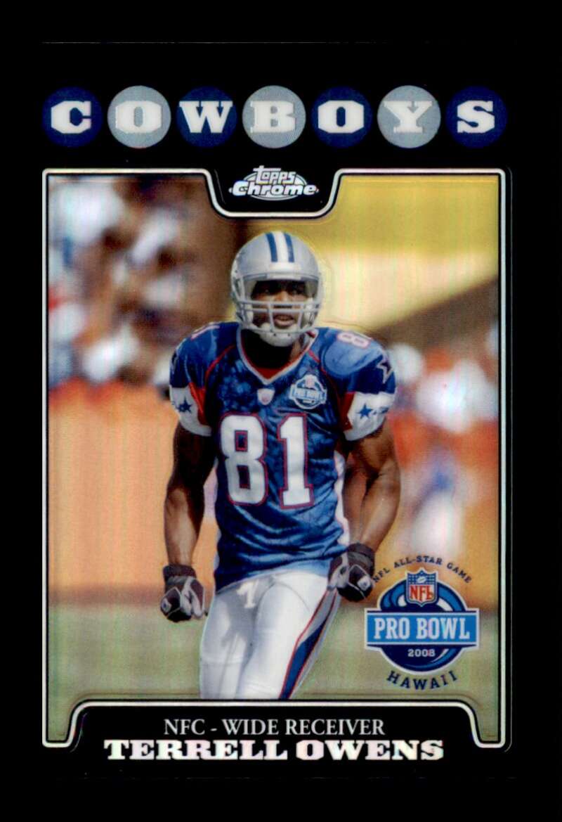 Load image into Gallery viewer, 2008 Topps Chrome Refractor Terrell Owens #TC137 Dallas Cowboys Image 1
