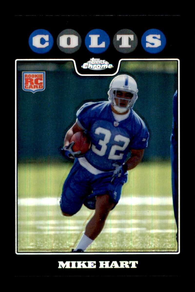 Load image into Gallery viewer, 2008 Topps Chrome Refractor Mike Hart #TC188 Indianapolis Colts Rookie RC Image 1
