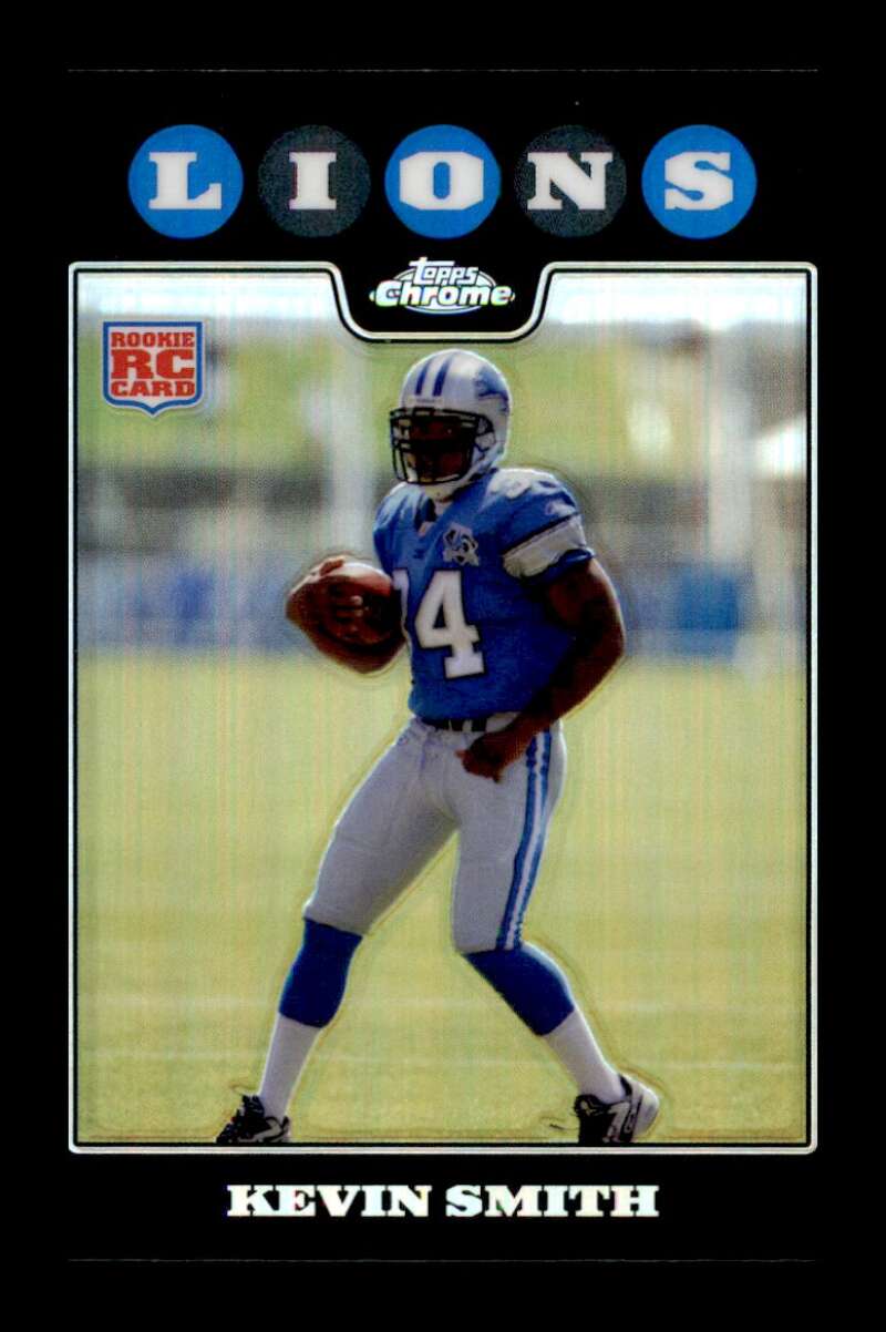 Load image into Gallery viewer, 2008 Topps Chrome Refractor Kevin Smith #TC189 Detroit Lions Rookie RC Image 1
