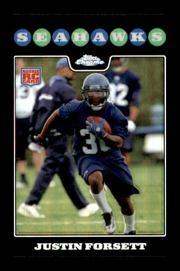 2008 Topps Chrome Refractor Justin Forsett 