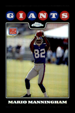 2008 Topps Chrome Refractor Mario Manningham 