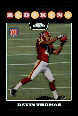 2008 Topps Chrome Refractor Devin Thomas 