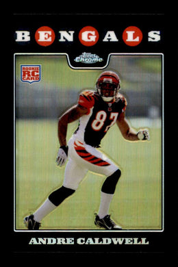 2008 Topps Chrome Refractor Andre Caldwell 