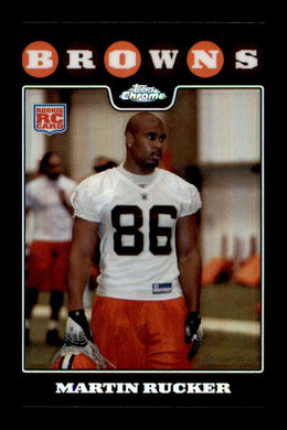 2008 Topps Chrome Refractor Martin Rucker 