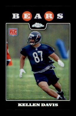 2008 Topps Chrome Refractor Kellen Davis 