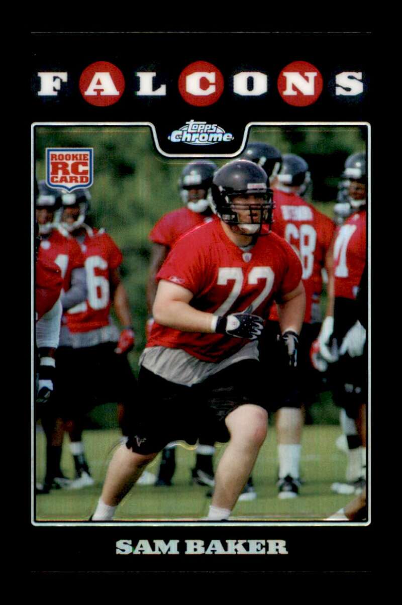 Load image into Gallery viewer, 2008 Topps Chrome Refractor Sam Baker #TC223 Atlanta Falcons Rookie RC Image 1
