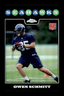 2008 Topps Chrome Refractor Owen Schmitt 