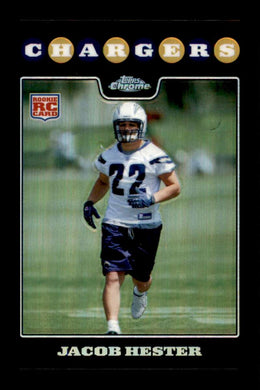 2008 Topps Chrome Refractor Jacob Hester 