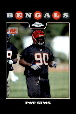 2008 Topps Chrome Refractor Pat Sims 