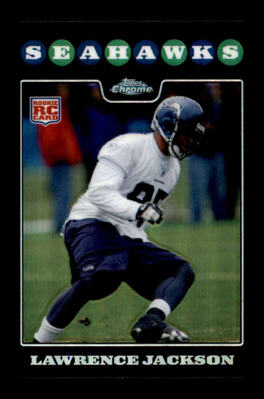 2008 Topps Chrome Refractor Lawrence Jackson 