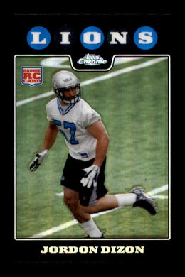 2008 Topps Chrome Refractor Jordon Dizon 