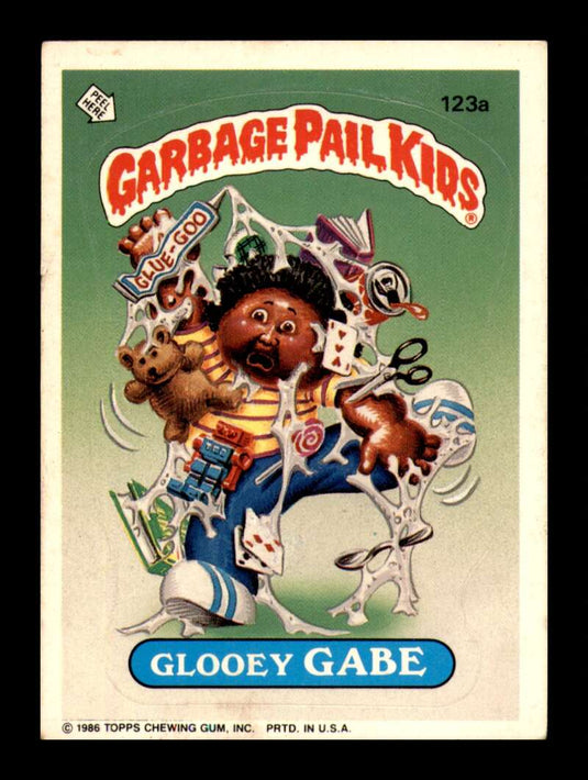 1986 Topps Garbage Pail Kids Series 3 Glooey Gabe 