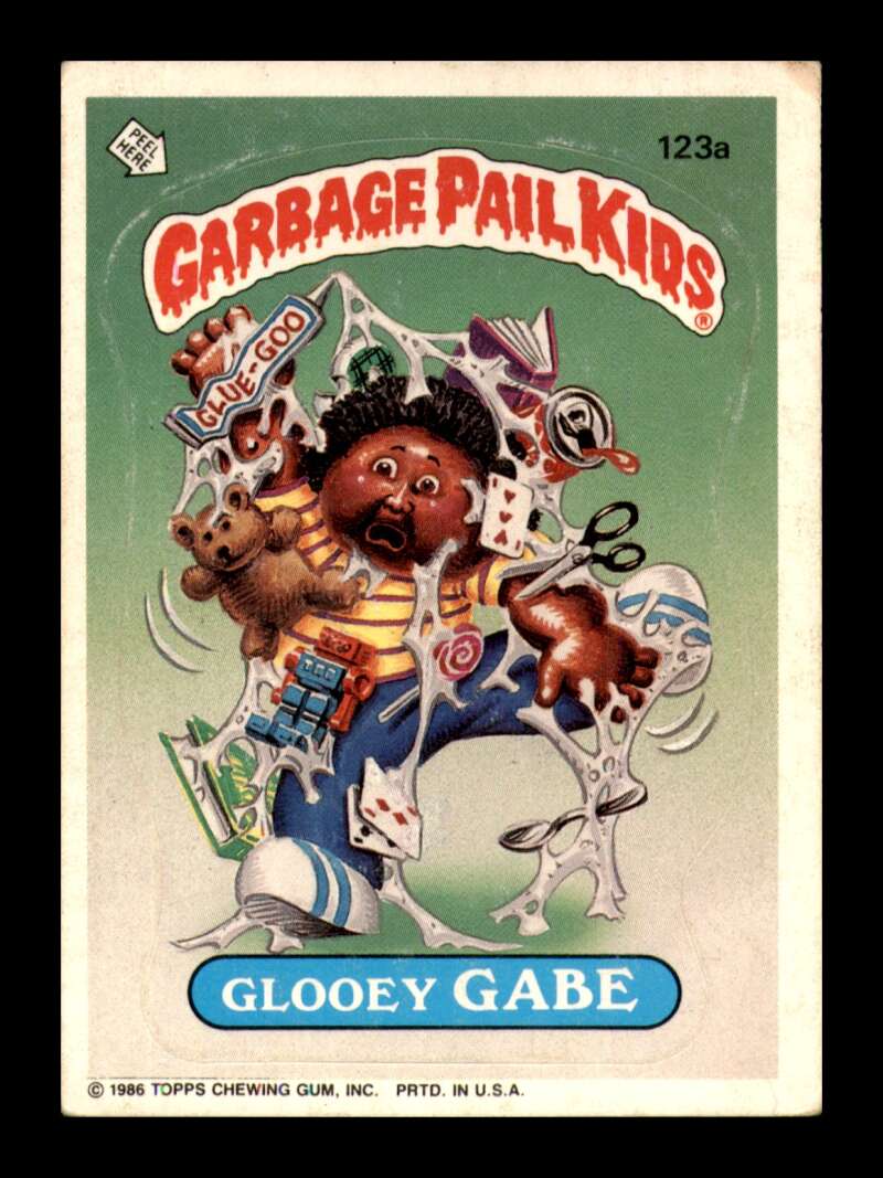 Load image into Gallery viewer, 1986 Topps Garbage Pail Kids Series 3 Glooey Gabe #123a  Image 1
