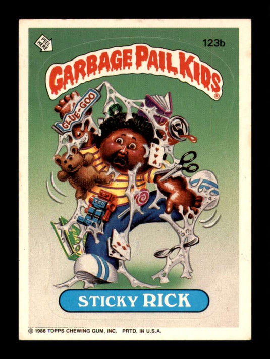 1986 Topps Garbage Pail Kids Series 3 Sticky Rick