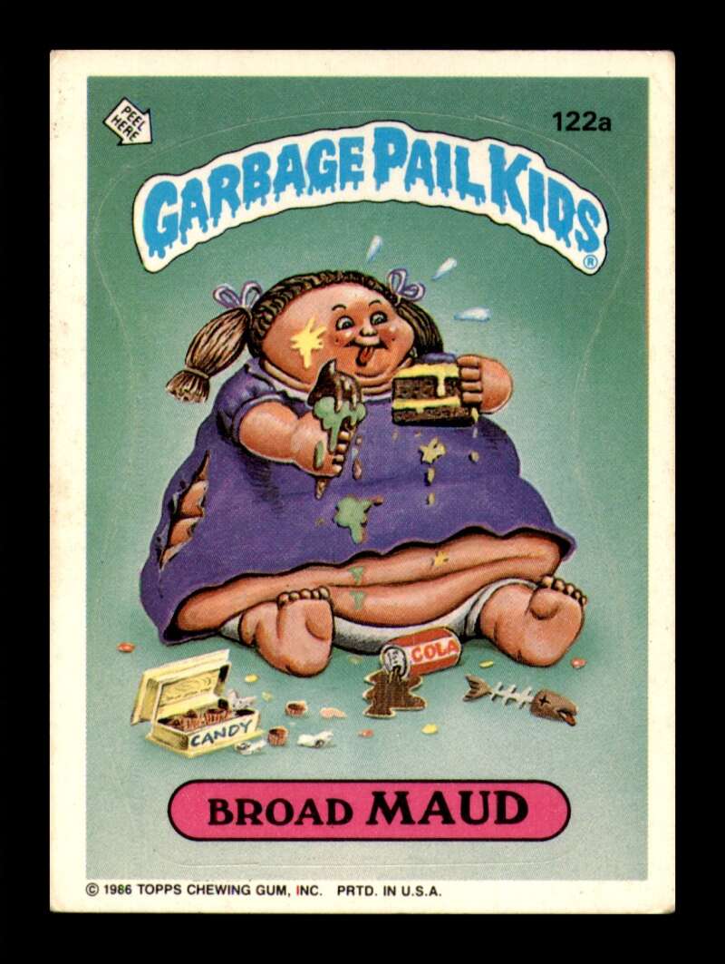 Load image into Gallery viewer, 1986 Topps Garbage Pail Kids Series 3 Broad Maud #122a  Image 1
