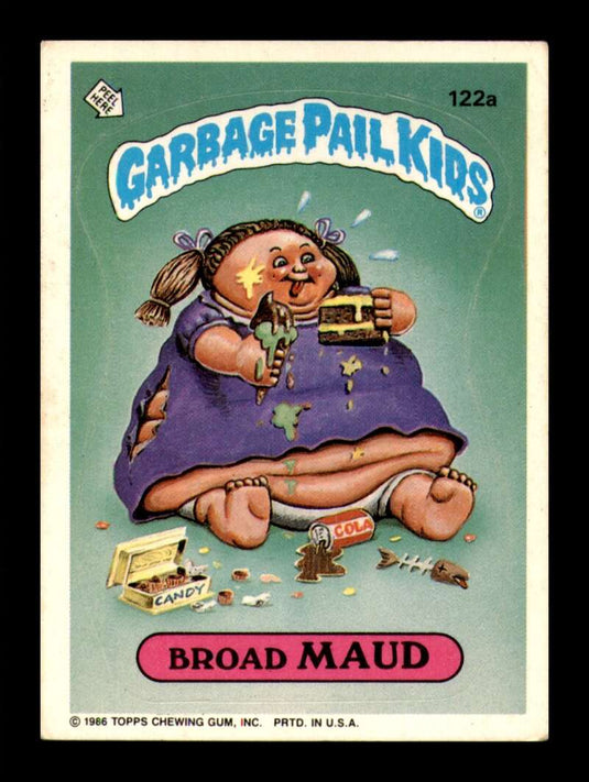 1986 Topps Garbage Pail Kids Series 3 Broad Maud