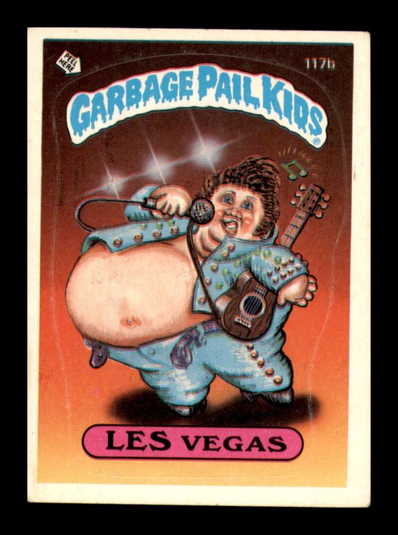 Load image into Gallery viewer, 1986 Topps Garbage Pail Kids Series 3 Les Vegas #117b  Image 1
