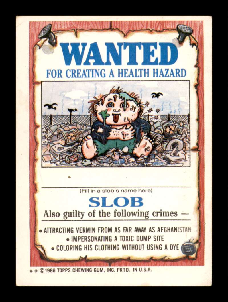 Load image into Gallery viewer, 1986 Topps Garbage Pail Kids Series 3 Les Vegas #117b  Image 2
