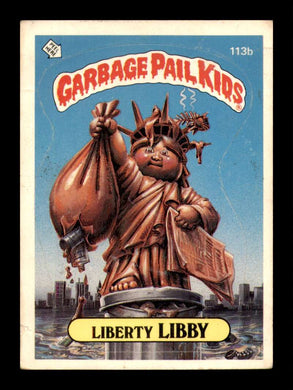 1986 Topps Garbage Pail Kids Series 3 Liberty Libby 