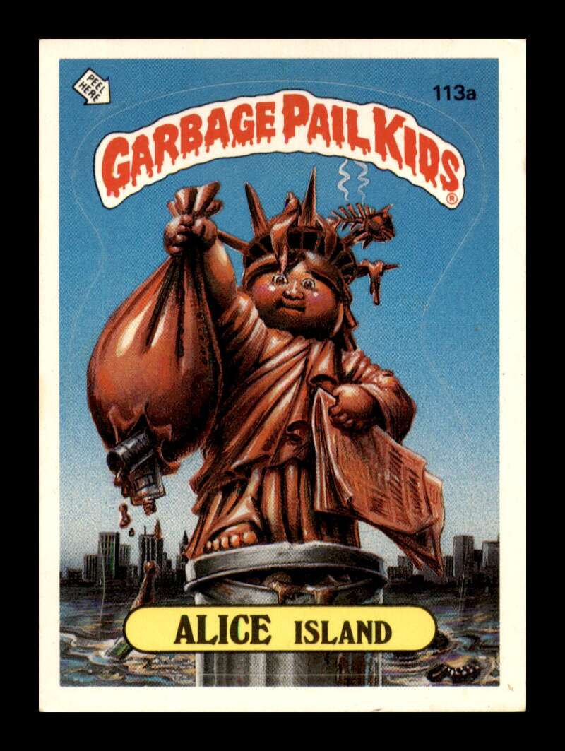Load image into Gallery viewer, 1986 Topps Garbage Pail Kids Series 3 Alice Island #113a  Image 1
