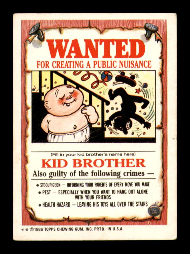Load image into Gallery viewer, 1986 Topps Garbage Pail Kids Series 3 Alice Island #113a  Image 2
